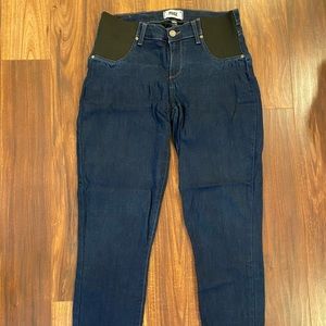 Paige Verdugo Ankle maternity Jeans Side Panel sz 27